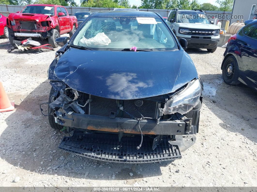 2017 Toyota Corolla Se Blue vin: 2T1BURHE0HC866493