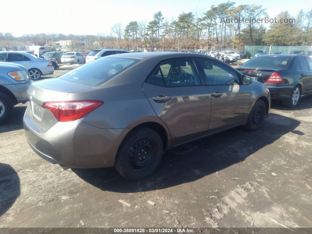 2017 Toyota Corolla Le Серый vin: 2T1BURHE0HC870091