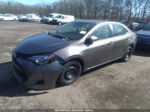 2017 Toyota Corolla Le Gray vin: 2T1BURHE0HC870091