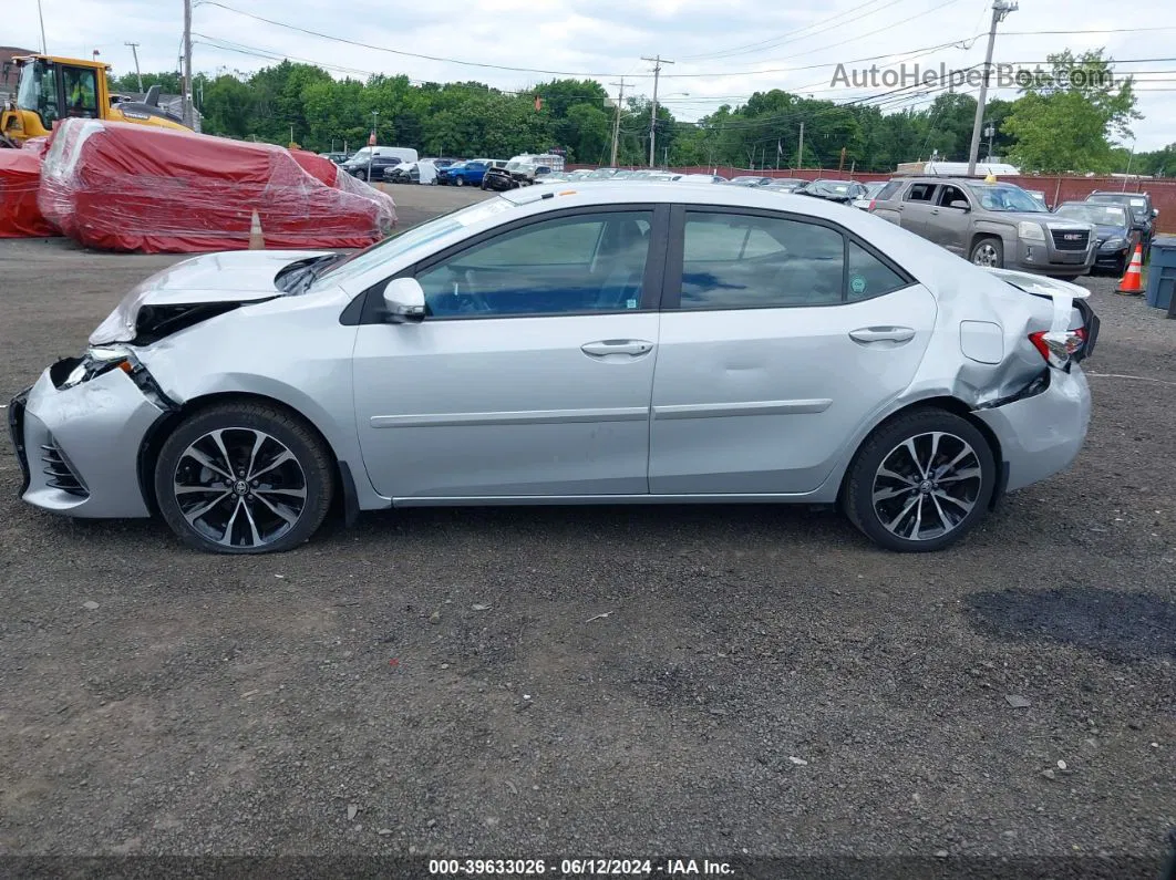 2017 Toyota Corolla Se Silver vin: 2T1BURHE0HC880264