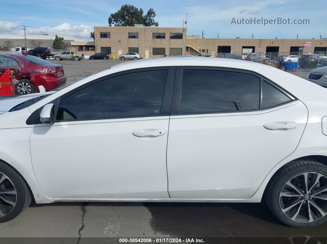 2017 Toyota Corolla Se White vin: 2T1BURHE0HC893757