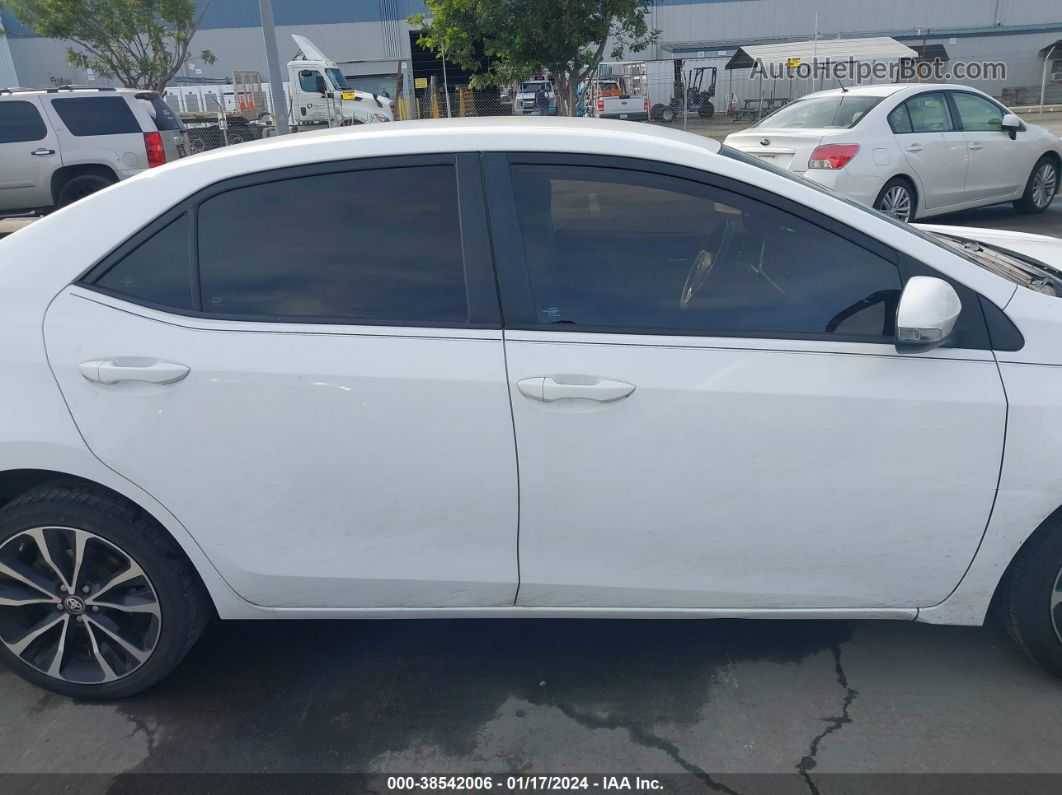 2017 Toyota Corolla Se White vin: 2T1BURHE0HC893757