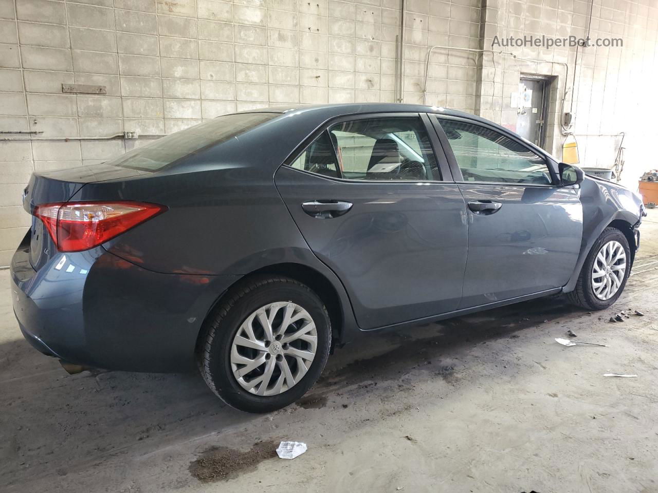 2017 Toyota Corolla L Gray vin: 2T1BURHE0HC893760