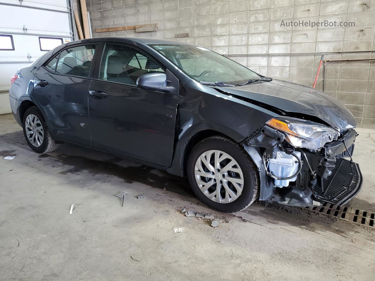 2017 Toyota Corolla L Gray vin: 2T1BURHE0HC893760