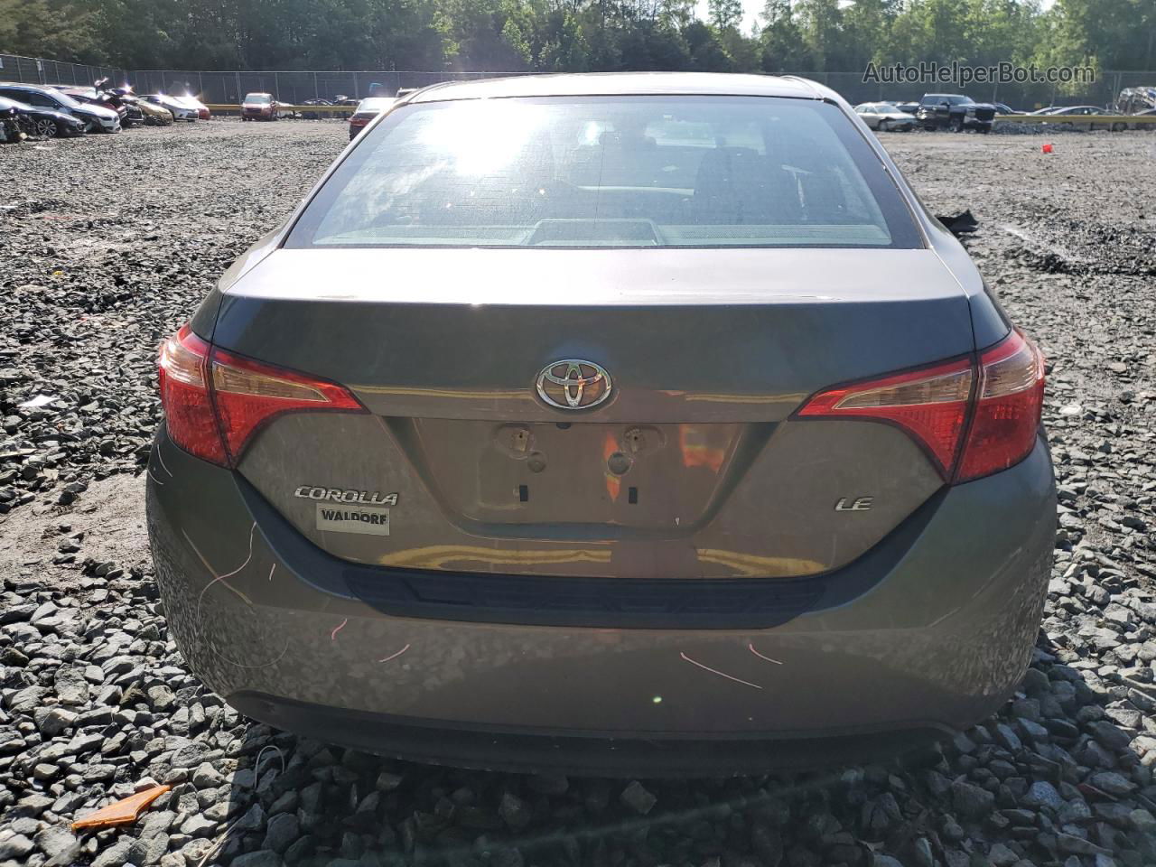 2017 Toyota Corolla L Gray vin: 2T1BURHE0HC894665