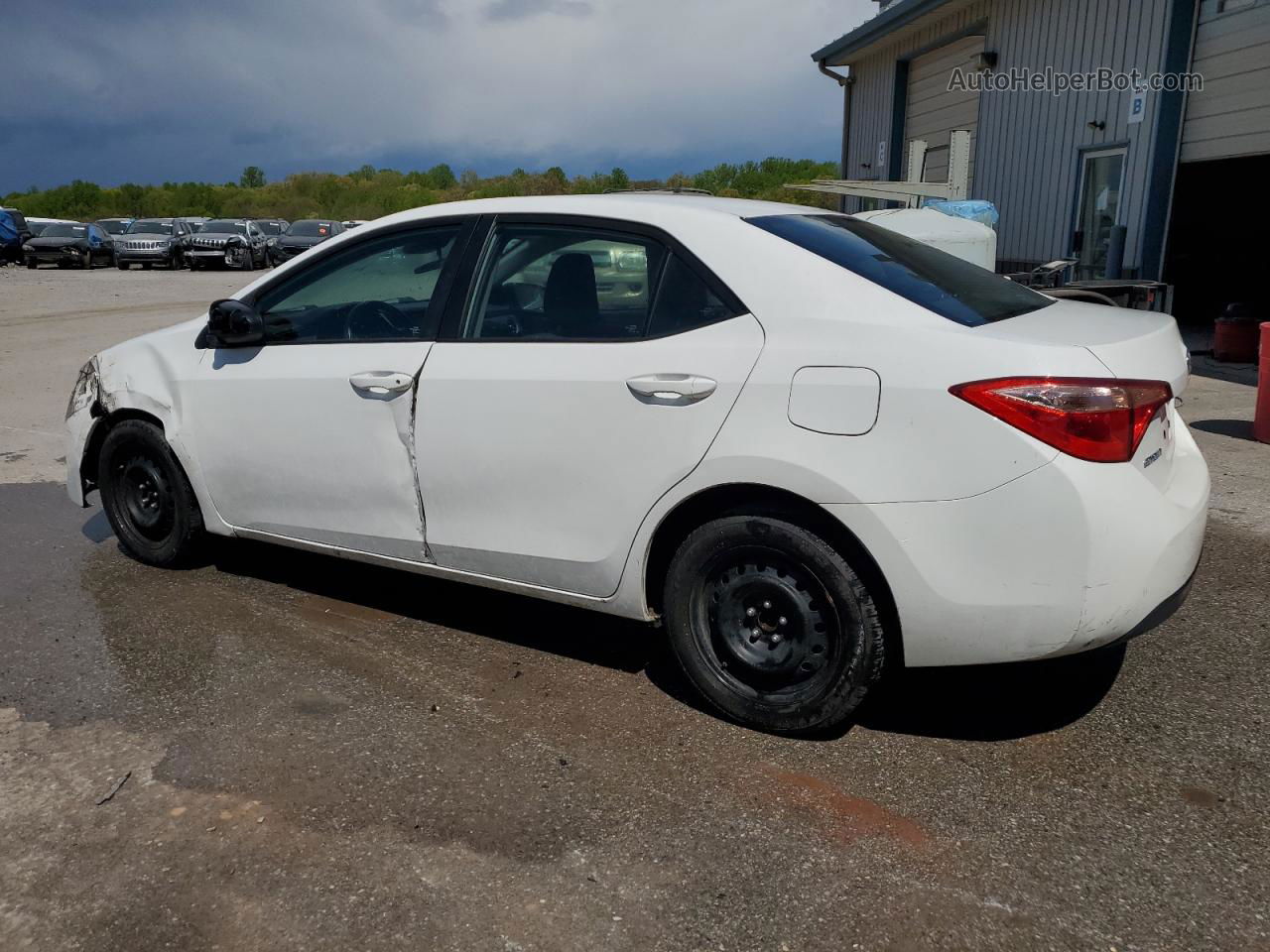 2017 Toyota Corolla L White vin: 2T1BURHE0HC905762