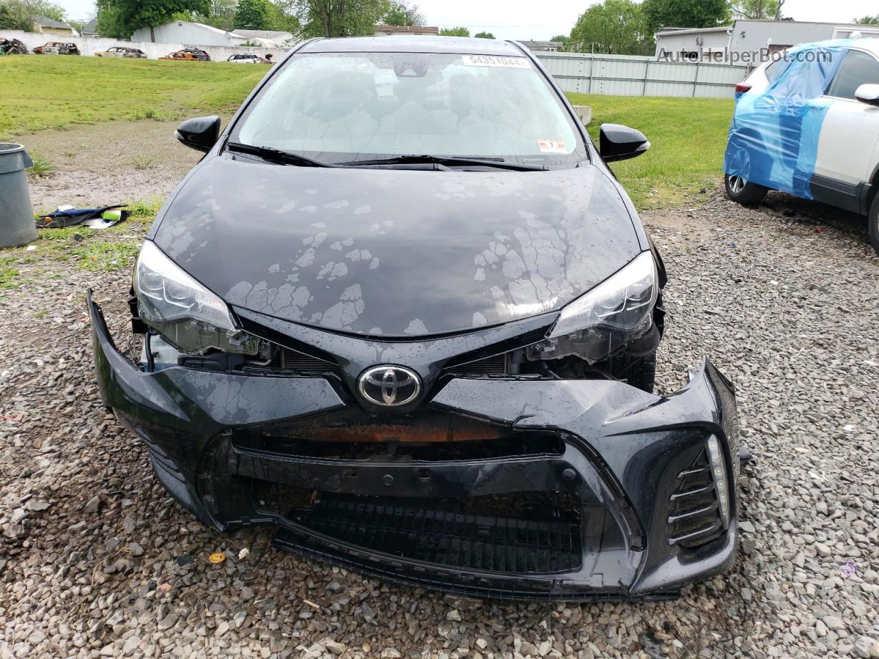 2017 Toyota Corolla L Black vin: 2T1BURHE0HC931794