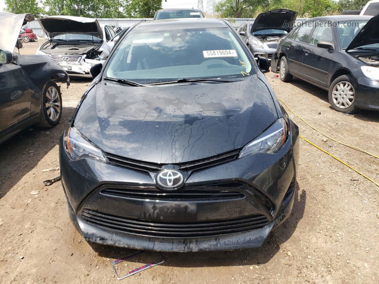 2017 Toyota Corolla L Gray vin: 2T1BURHE0HC933786