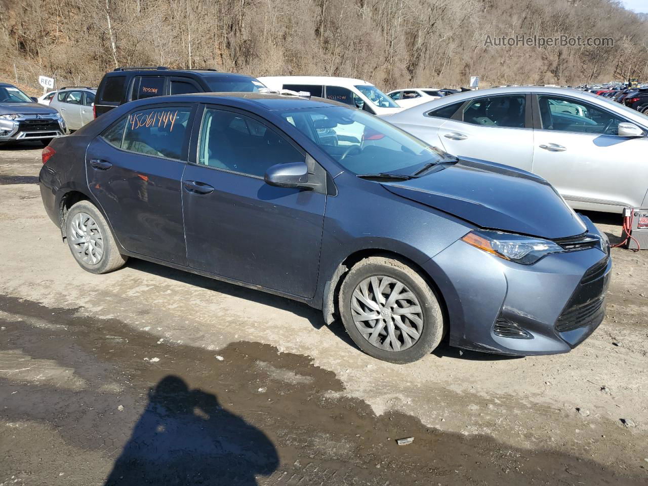 2017 Toyota Corolla L Blue vin: 2T1BURHE0HC943685