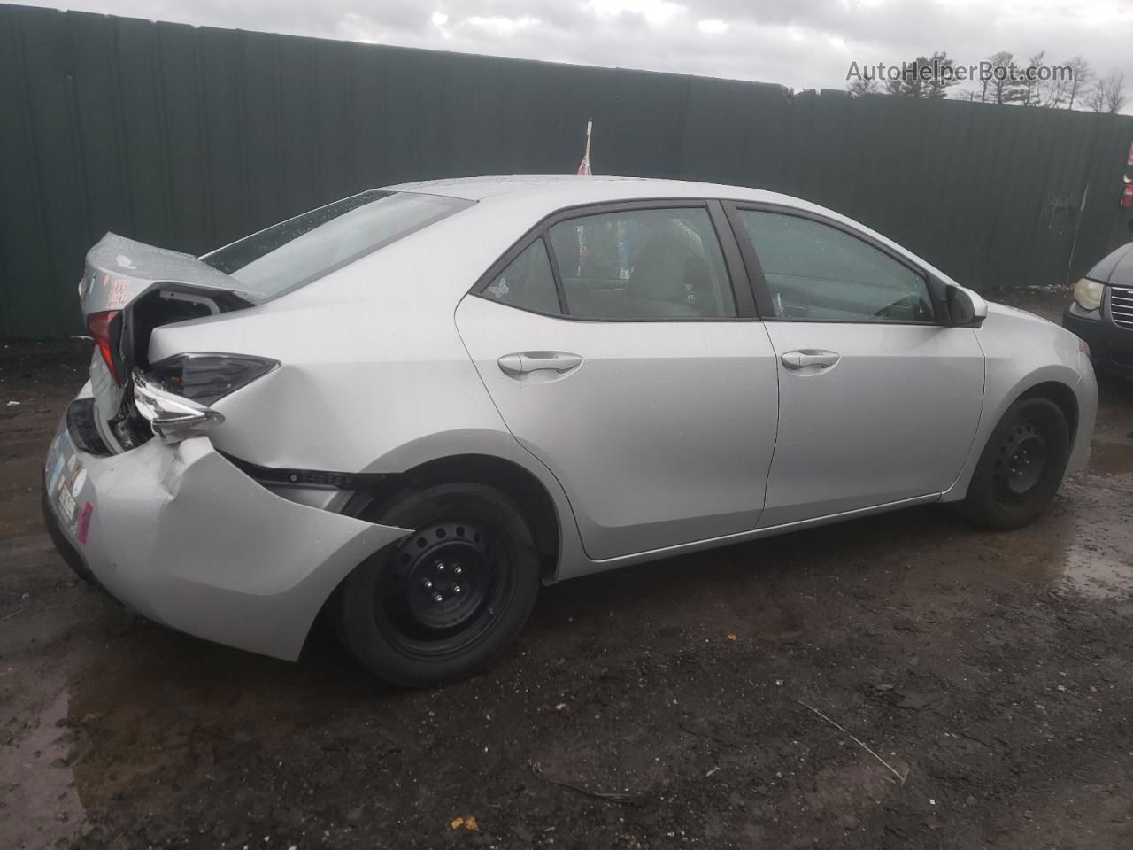 2017 Toyota Corolla L Silver vin: 2T1BURHE0HC953312