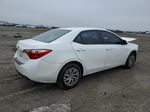 2019 Toyota Corolla L White vin: 2T1BURHE0KC126353