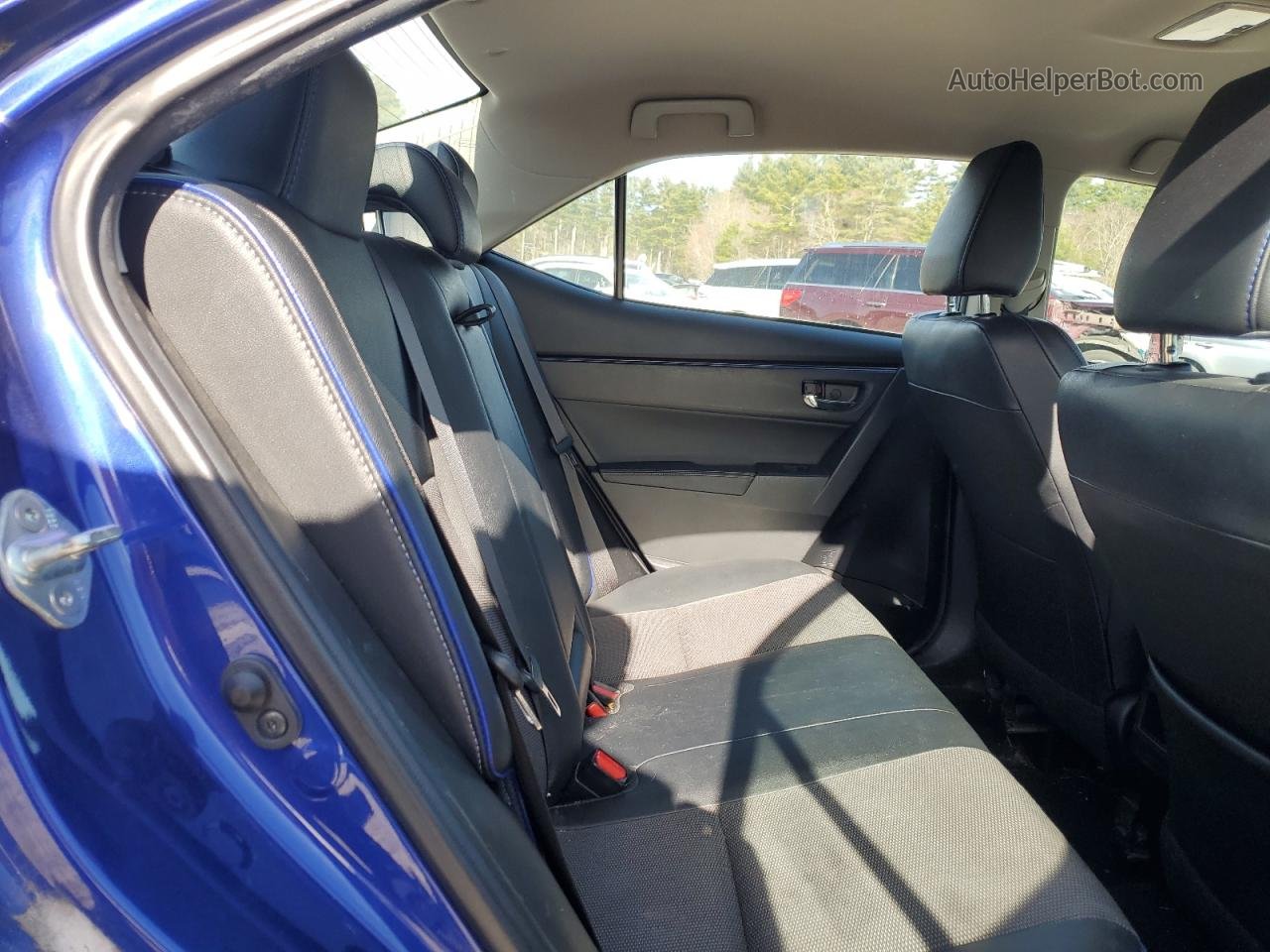 2019 Toyota Corolla L Синий vin: 2T1BURHE0KC128460