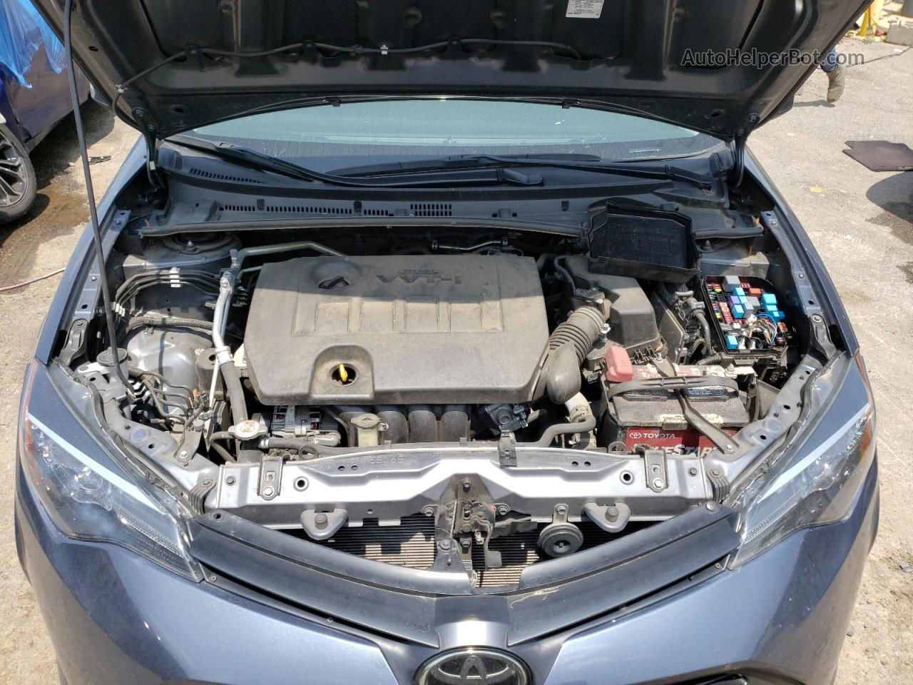 2019 Toyota Corolla L Серый vin: 2T1BURHE0KC133982