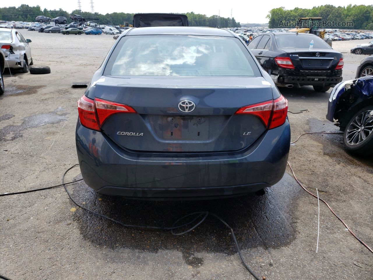 2019 Toyota Corolla L Gray vin: 2T1BURHE0KC133982