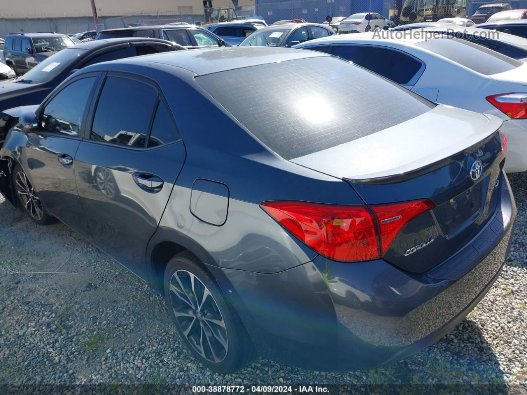 2019 Toyota Corolla Se Blue vin: 2T1BURHE0KC143007