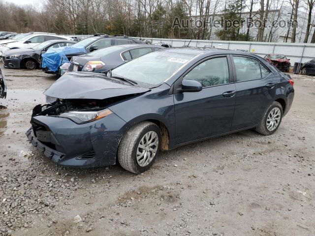 2019 Toyota Corolla L Blue vin: 2T1BURHE0KC157439