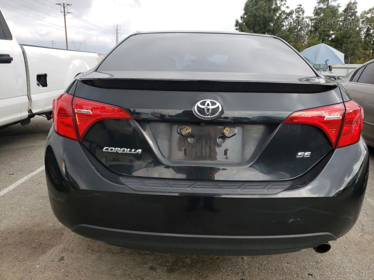 2019 Toyota Corolla L Black vin: 2T1BURHE0KC161782