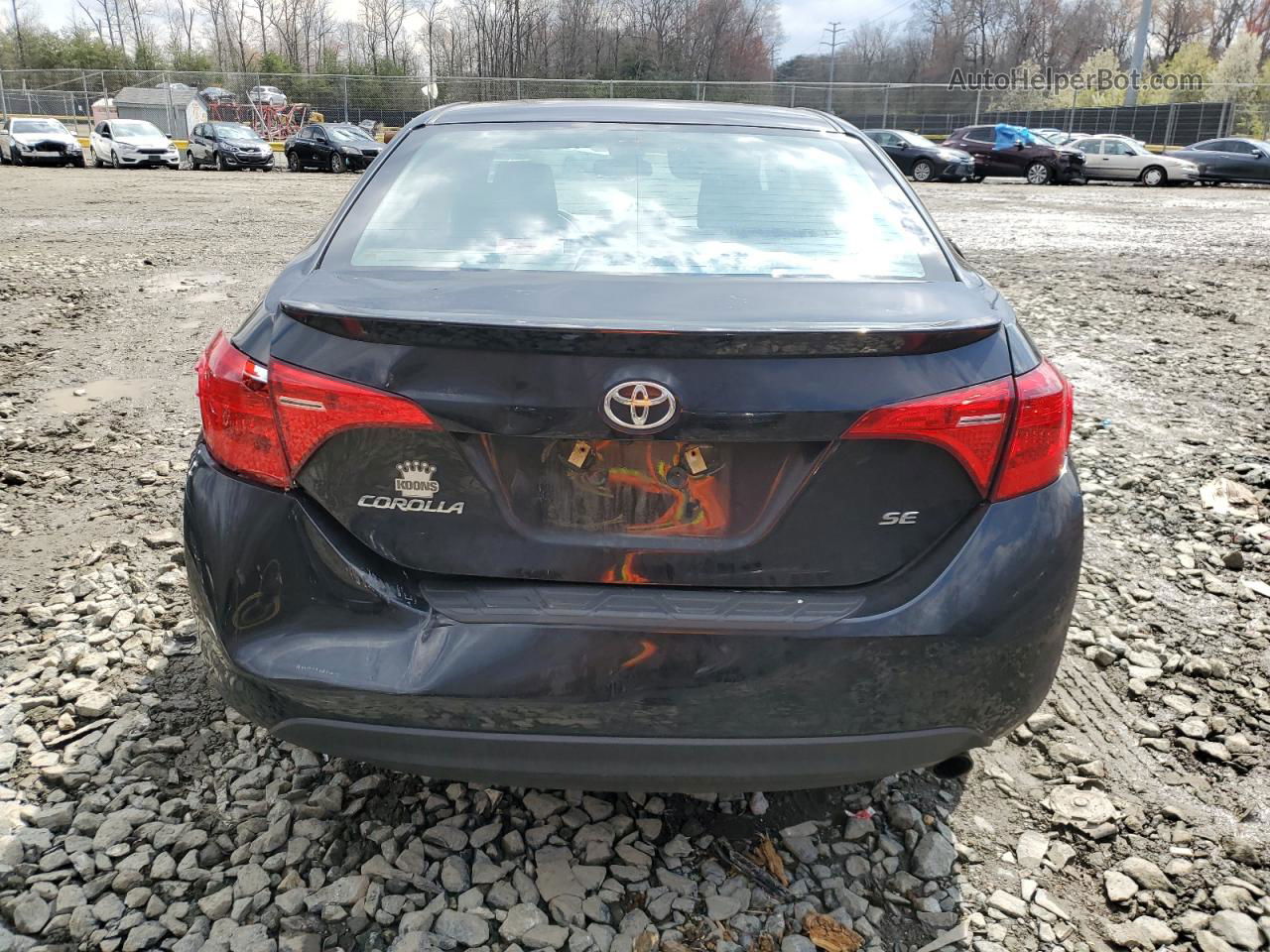 2019 Toyota Corolla L Black vin: 2T1BURHE0KC165184