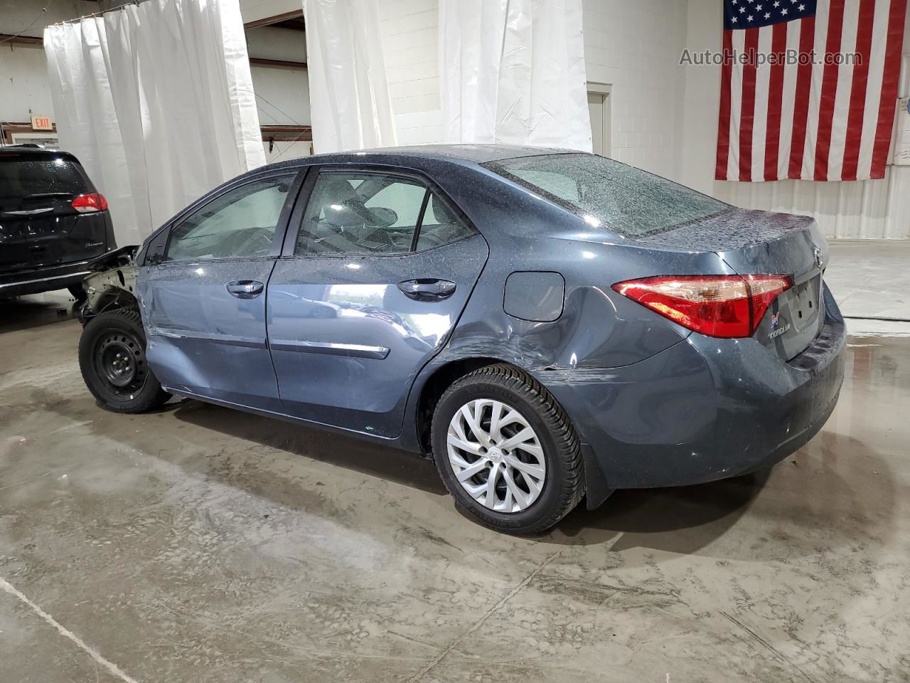 2019 Toyota Corolla L Gray vin: 2T1BURHE0KC178968