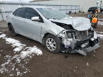 2019 Toyota Corolla L Silver vin: 2T1BURHE0KC179036