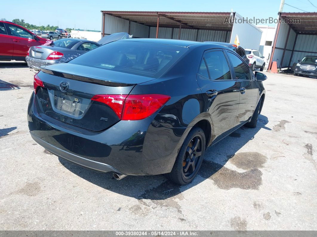 2019 Toyota Corolla Se Black vin: 2T1BURHE0KC200855