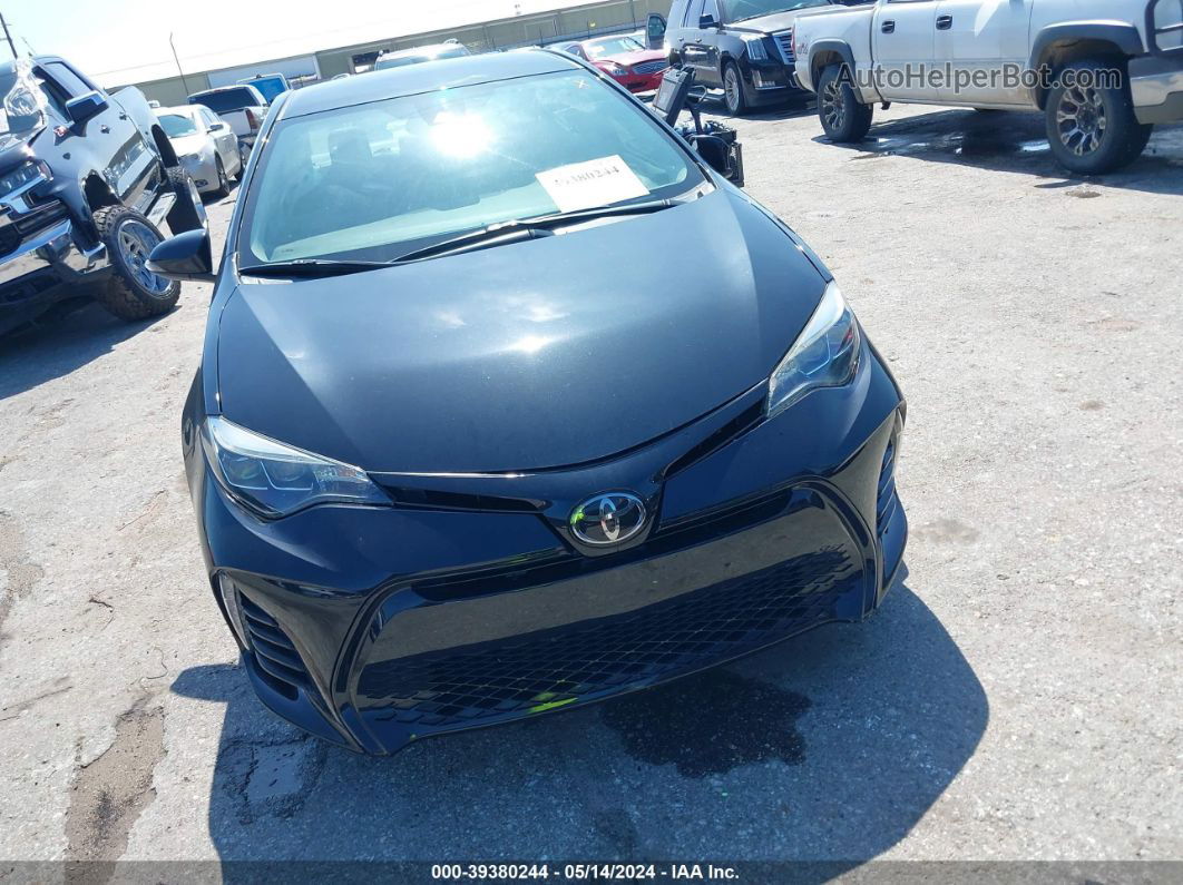 2019 Toyota Corolla Se Black vin: 2T1BURHE0KC200855