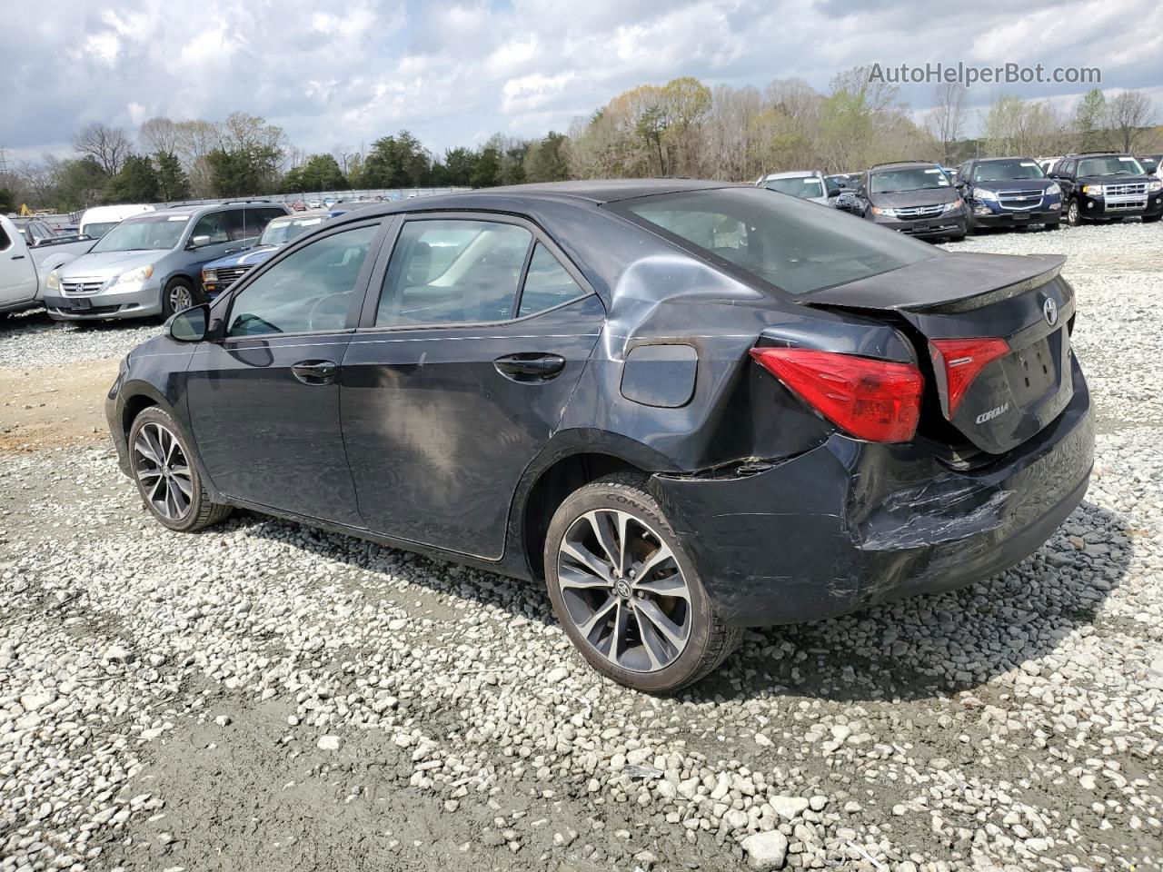 2019 Toyota Corolla L Черный vin: 2T1BURHE0KC204808