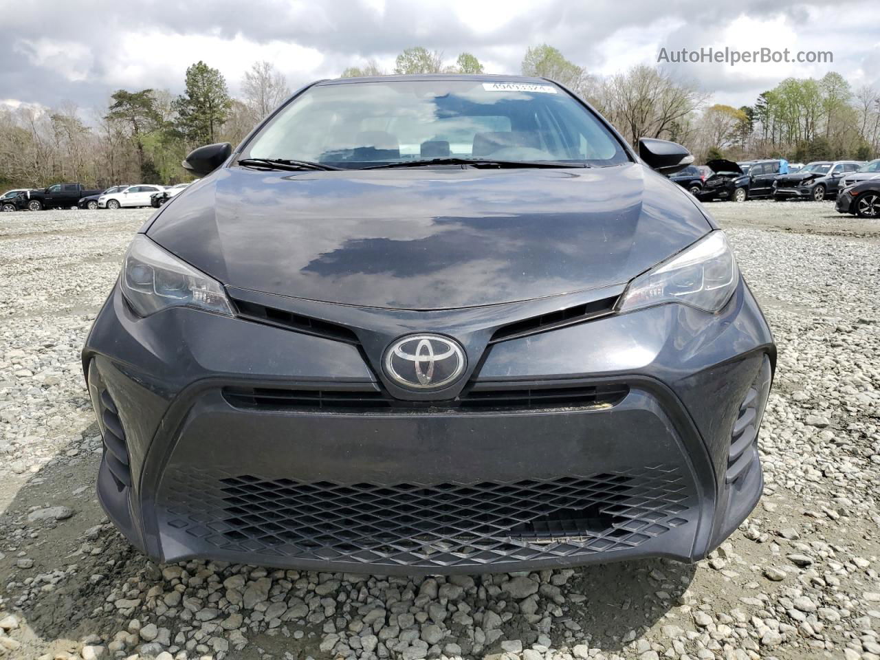 2019 Toyota Corolla L Черный vin: 2T1BURHE0KC204808