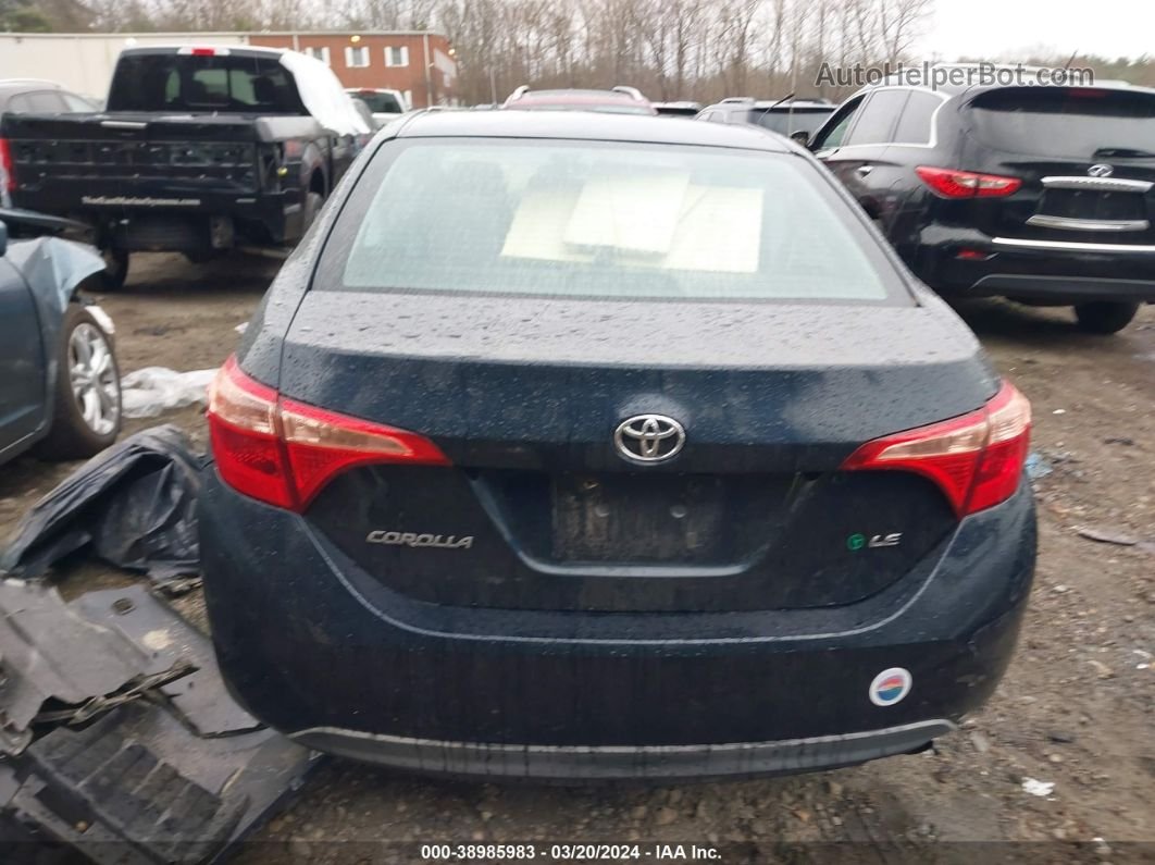 2019 Toyota Corolla Le Синий vin: 2T1BURHE0KC213993