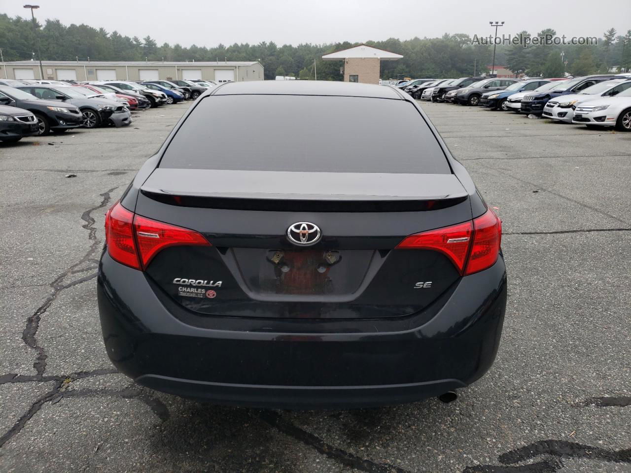 2019 Toyota Corolla L Black vin: 2T1BURHE0KC227831