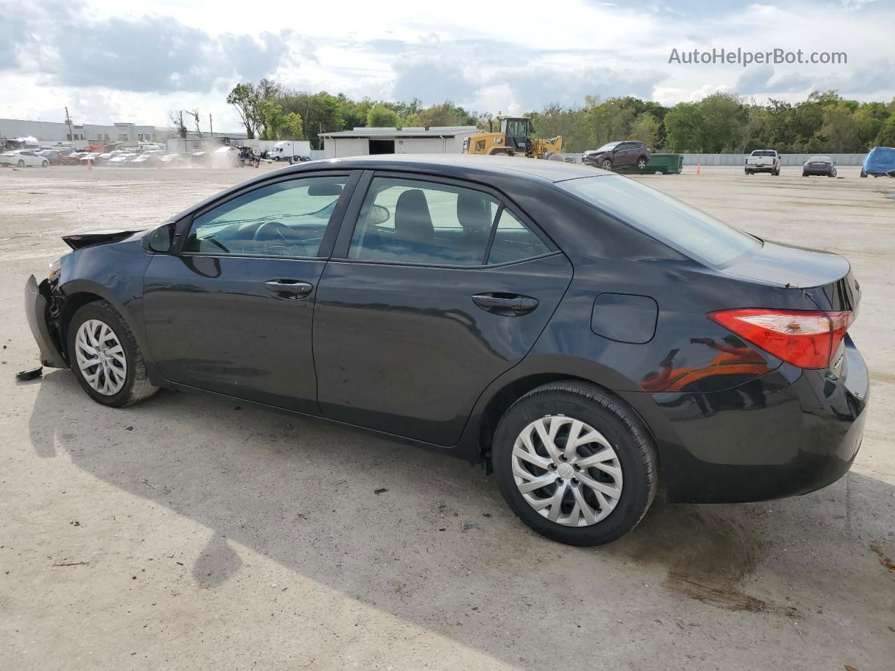 2019 Toyota Corolla L Black vin: 2T1BURHE0KC233791