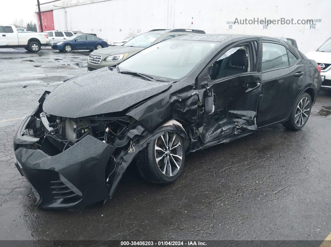 2019 Toyota Corolla Se Black vin: 2T1BURHE0KC245956