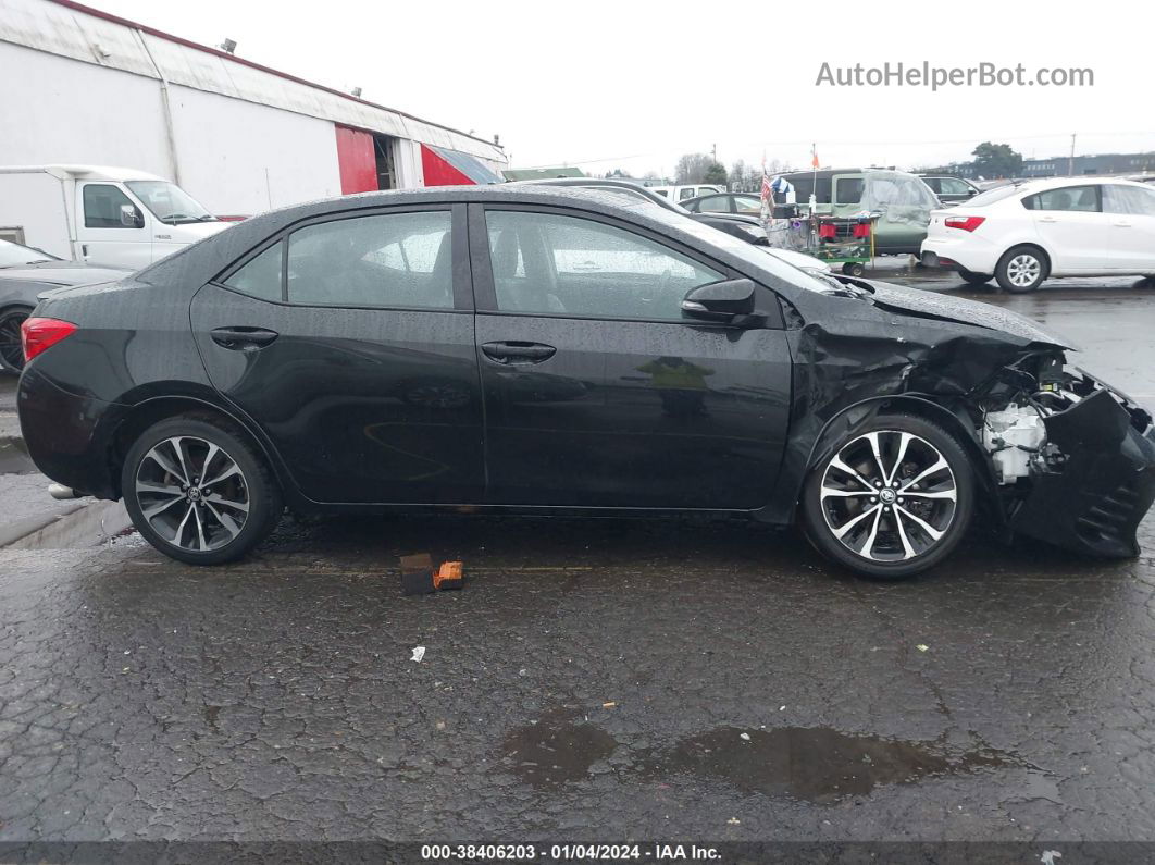 2019 Toyota Corolla Se Черный vin: 2T1BURHE0KC245956