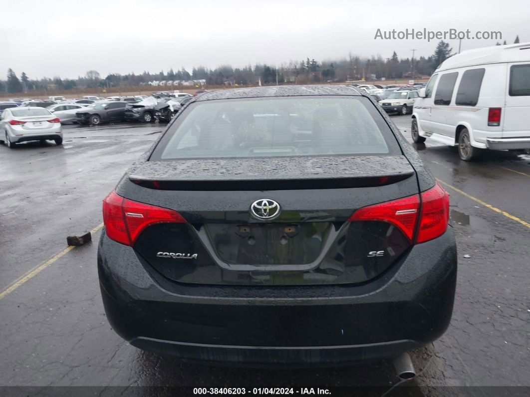 2019 Toyota Corolla Se Black vin: 2T1BURHE0KC245956