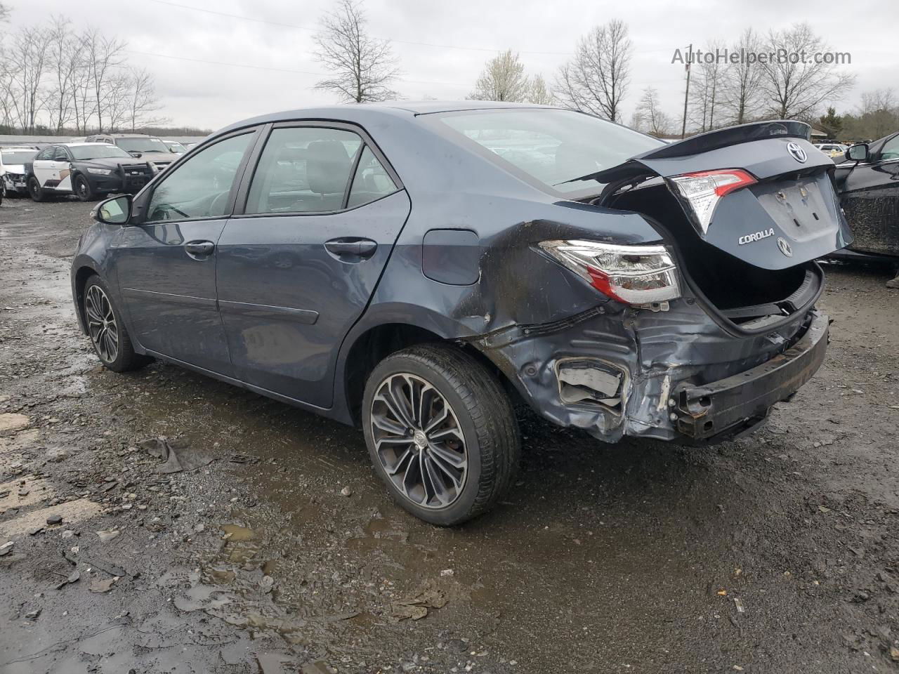 2014 Toyota Corolla L Угольный vin: 2T1BURHE1EC014231