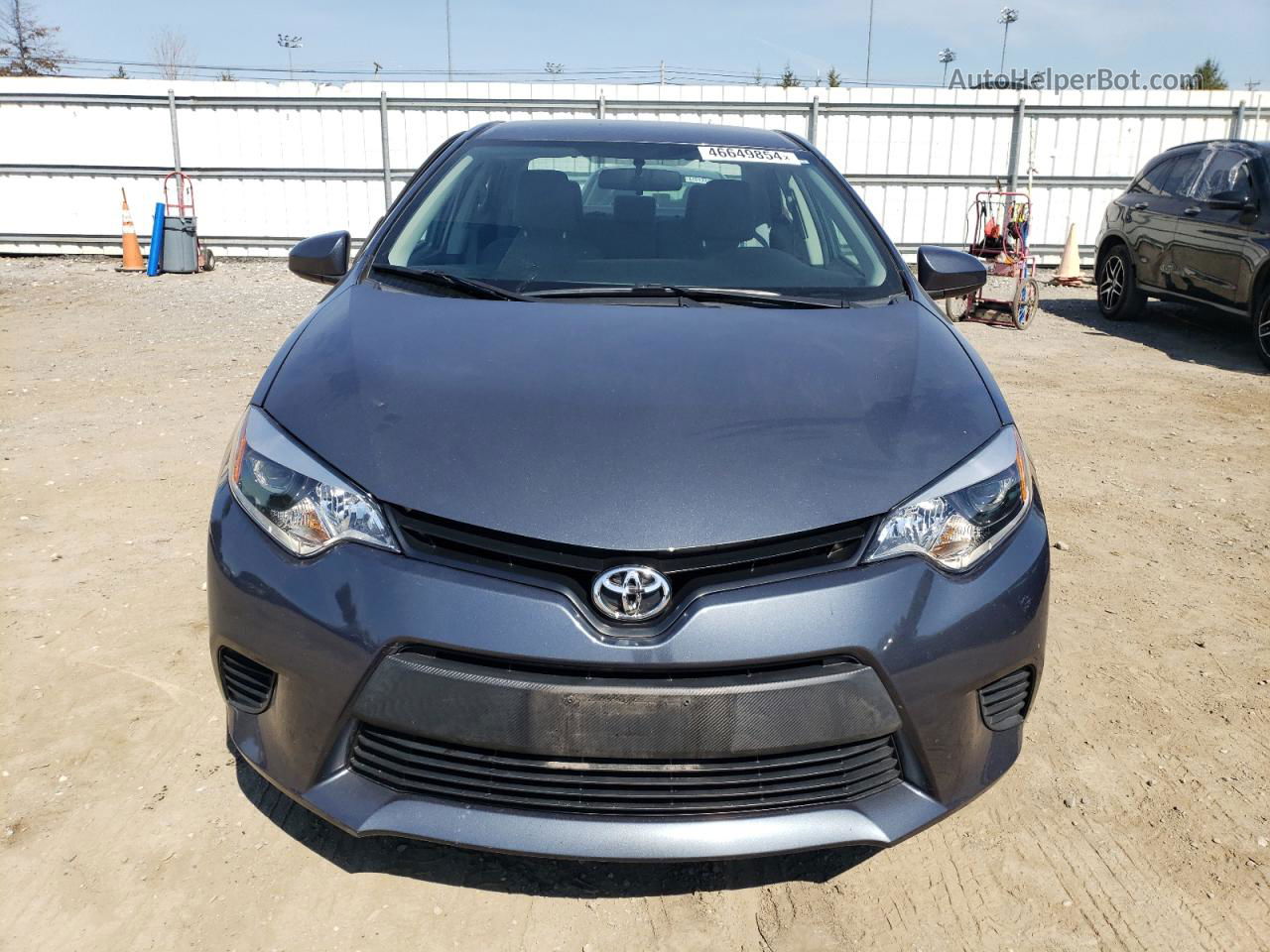 2014 Toyota Corolla L Gray vin: 2T1BURHE1EC023348