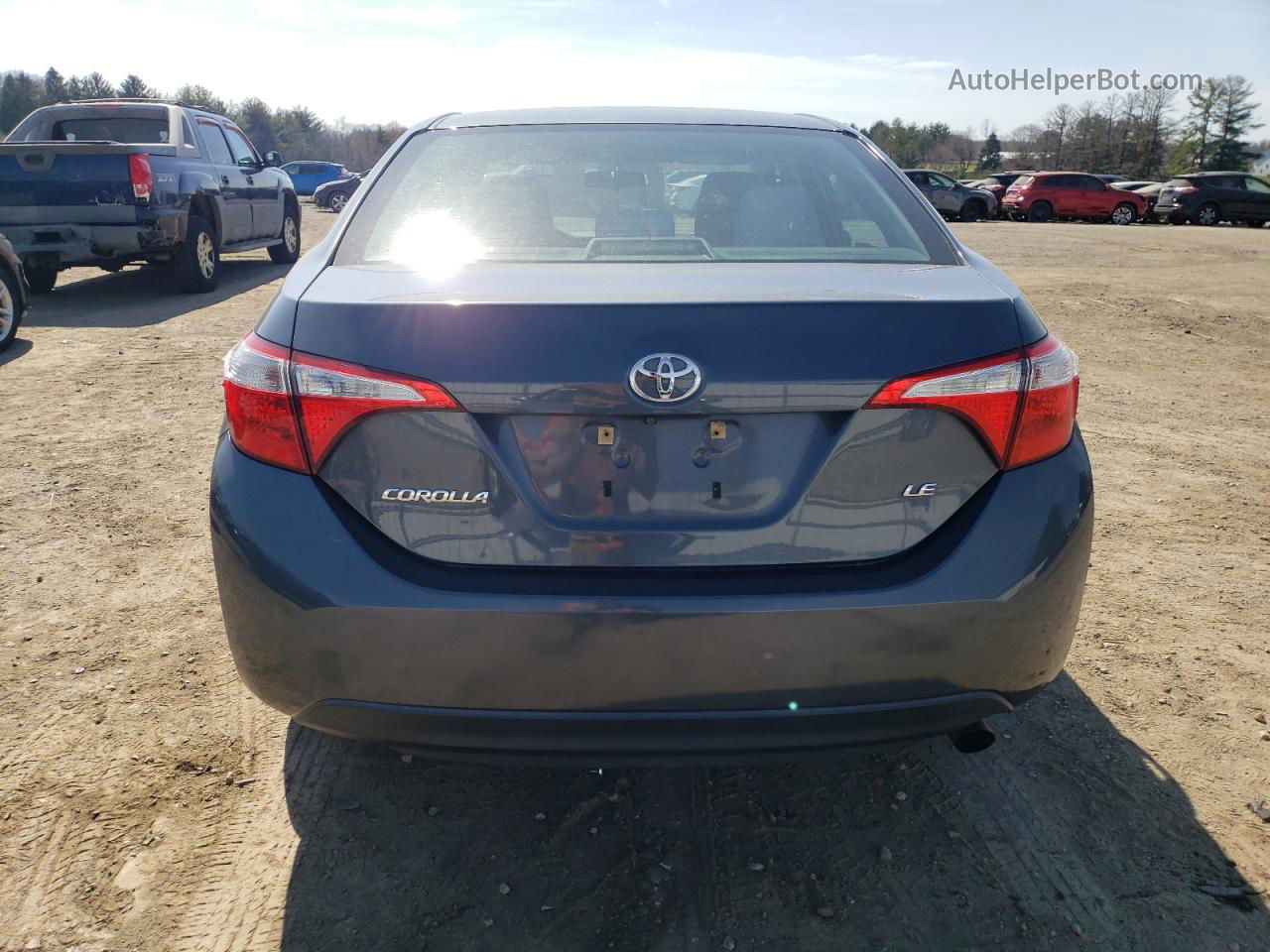 2014 Toyota Corolla L Gray vin: 2T1BURHE1EC023348