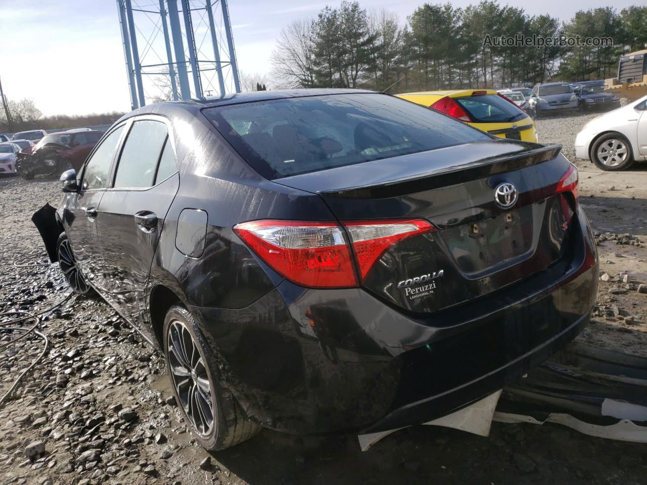 2014 Toyota Corolla L Black vin: 2T1BURHE1EC045642