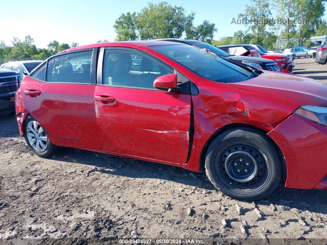 2014 Toyota Corolla Le Red vin: 2T1BURHE1EC054129