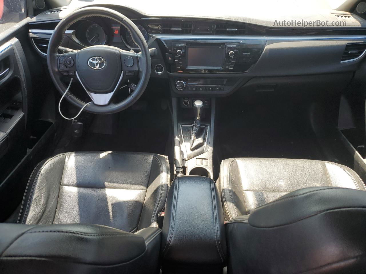 2014 Toyota Corolla L Красный vin: 2T1BURHE1EC062649