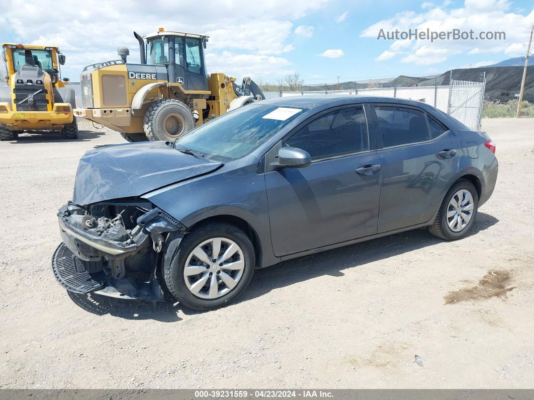 2014 Toyota Corolla Le Blue vin: 2T1BURHE1EC111087