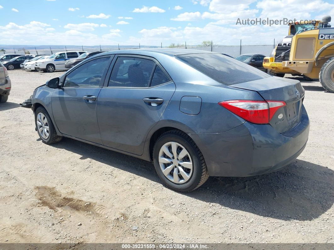 2014 Toyota Corolla Le Blue vin: 2T1BURHE1EC111087