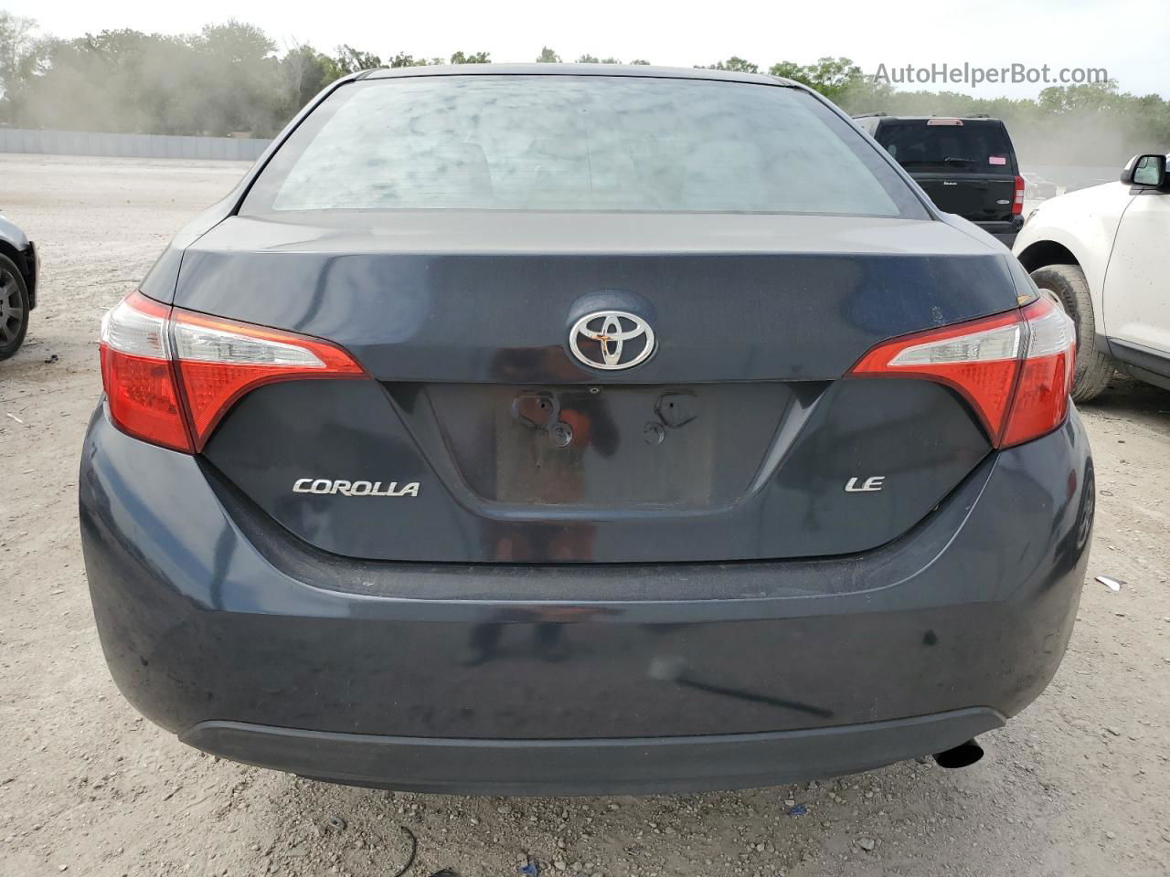 2014 Toyota Corolla L Gray vin: 2T1BURHE1EC145398