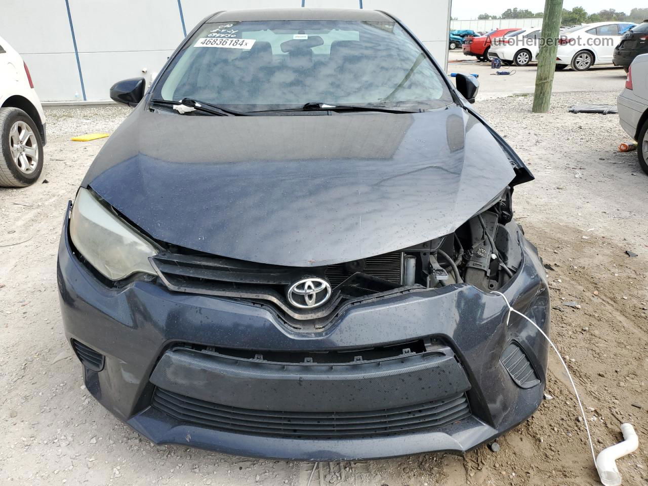 2014 Toyota Corolla L Gray vin: 2T1BURHE1EC145398