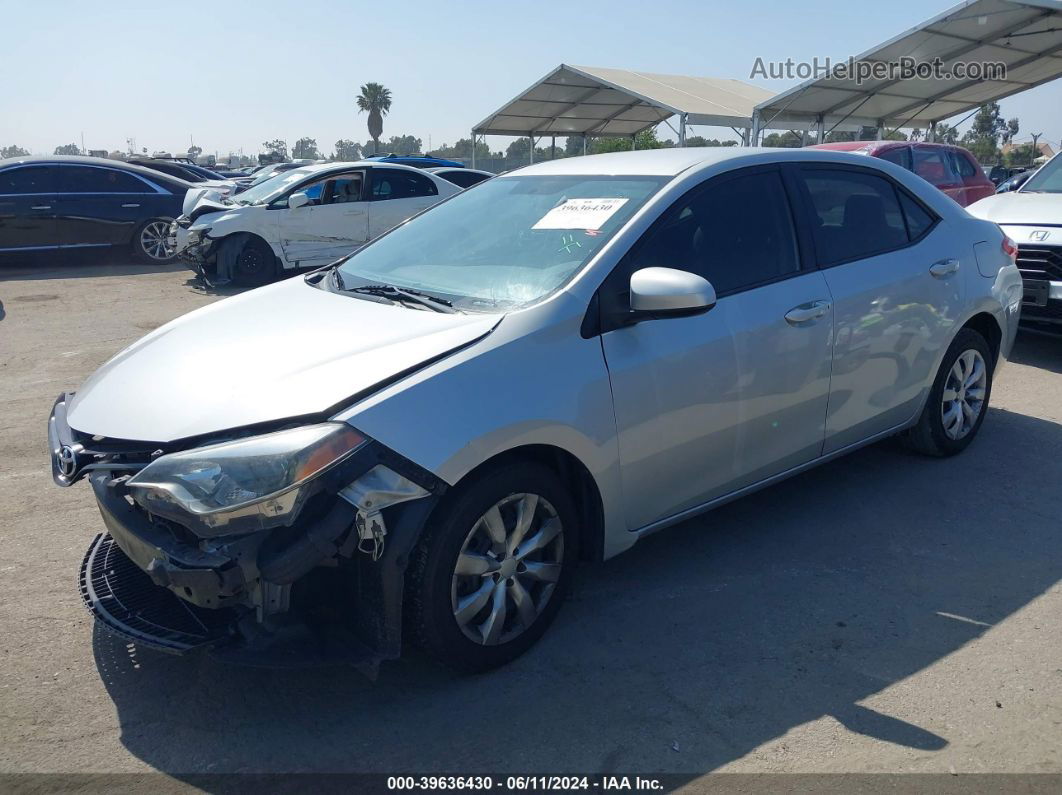 2014 Toyota Corolla Le Silver vin: 2T1BURHE1EC190213