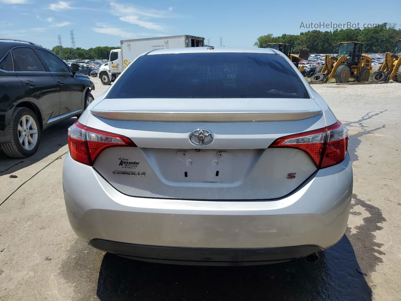 2014 Toyota Corolla L Silver vin: 2T1BURHE1EC215790