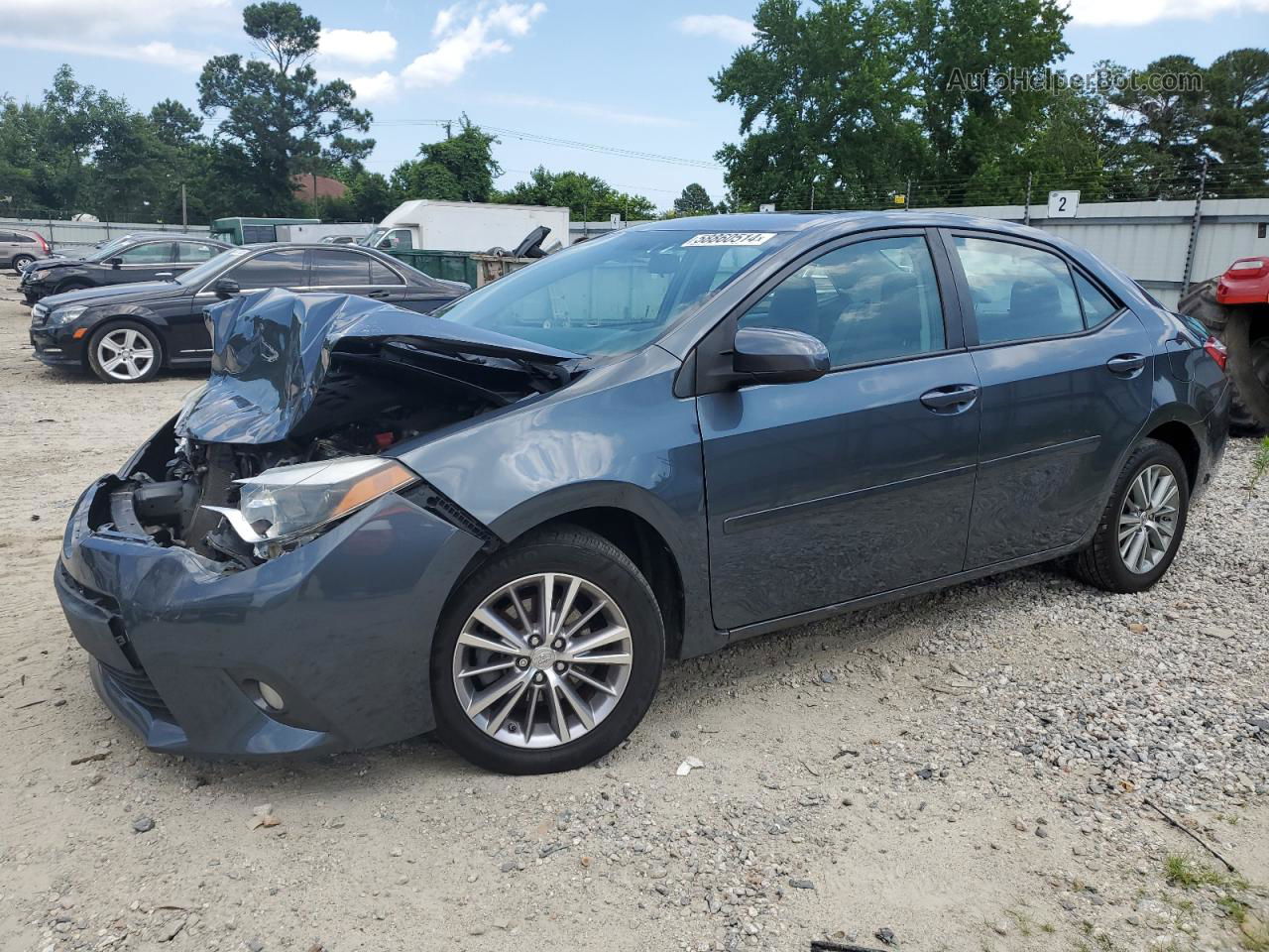 2015 Toyota Corolla L Teal vin: 2T1BURHE1FC255742