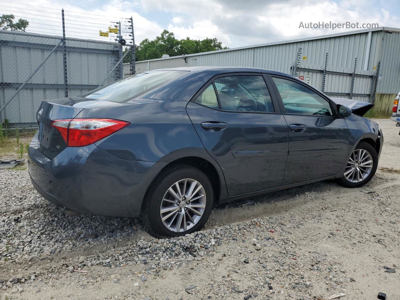 2015 Toyota Corolla L Бирюзовый vin: 2T1BURHE1FC255742