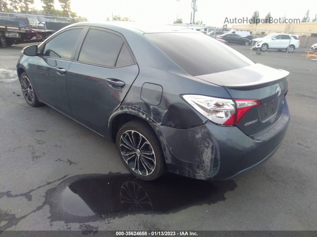 2015 Toyota Corolla S Plus Blue vin: 2T1BURHE1FC255790