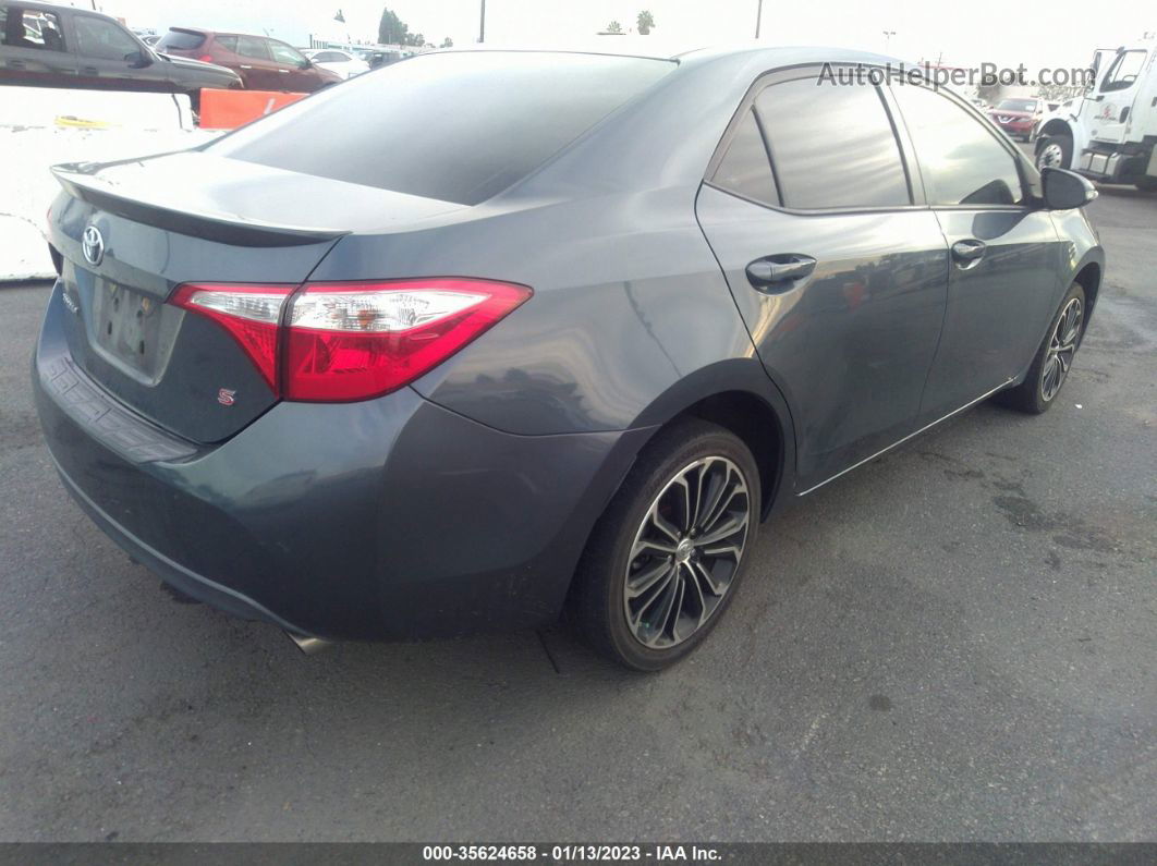 2015 Toyota Corolla S Plus Blue vin: 2T1BURHE1FC255790